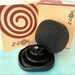 Z-Coil black replacement coiled heels. Used 1 hour indoors